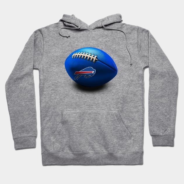 Buffalo Football Hoodie by DavidLoblaw